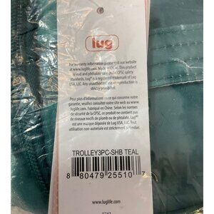 Lug TROLLEY3PC-SHB Compact Teal Tie-Dye Trolley Bag, Zipper, Safe Materials